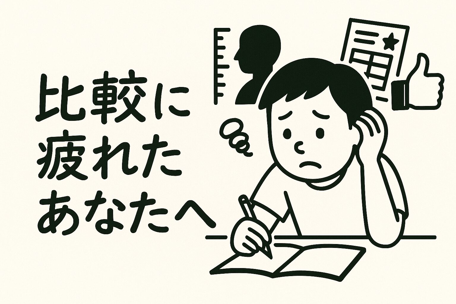【劣等感】周りと比較して落ち込まない方法と考え方